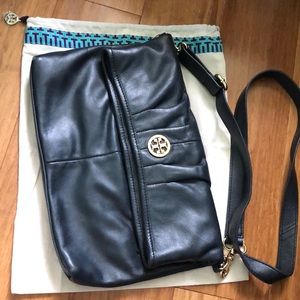 Like New Condition! Tory Burch Black Leather Bag